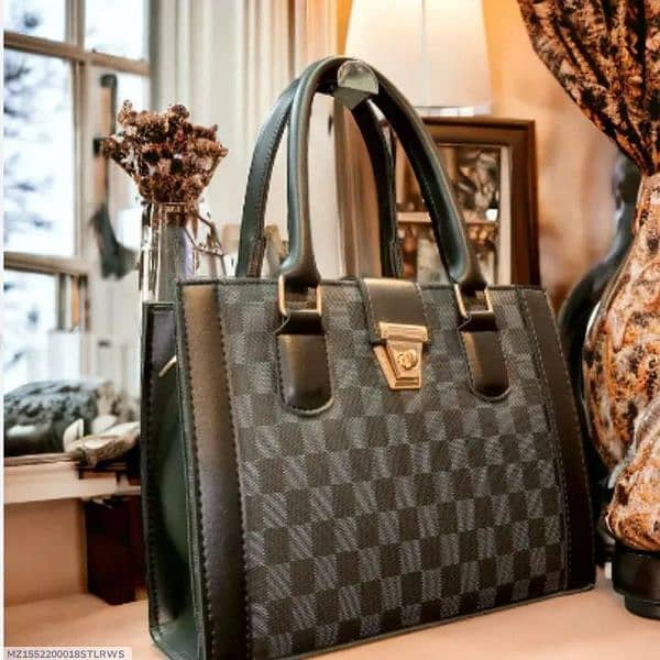 Girl's Leather Printed Handbag 1