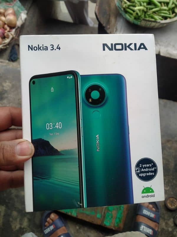 Nokia 3.4 with box 03457701148 2