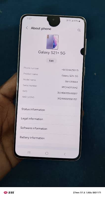 Samsung S21 Plus pta approved exchange 3