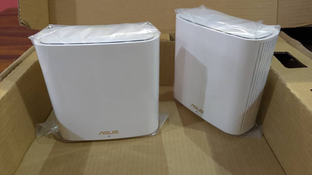 ASUS ZenWiFi XD6 Whole Home Mesh WiFi 6 System Pack of 2 (Renewed) 2