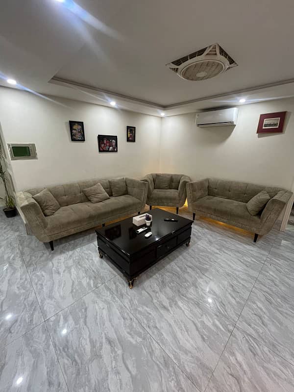 2-Bed Ready To Move Fully Furnished Flat For Rent Sector C Bahira Town Lahore 11