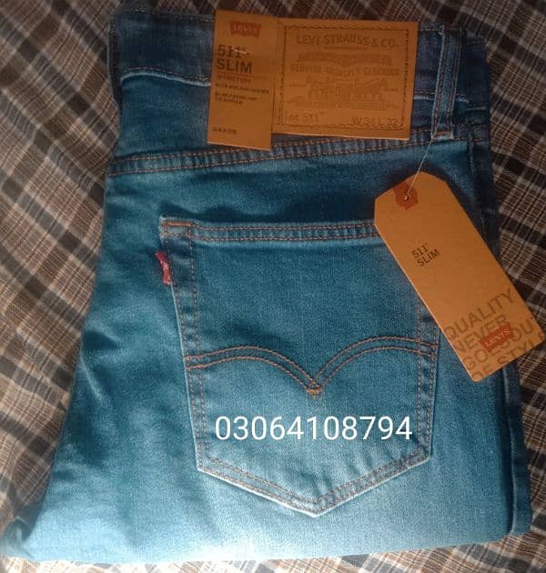 slim fit steachable premium 511 for men jeans pent exported 11