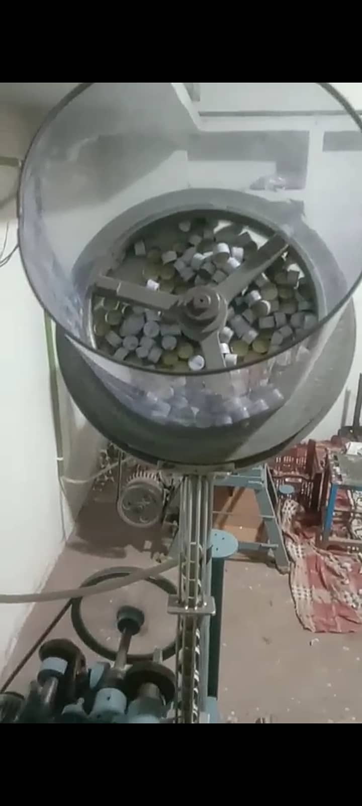 Bottle cap machinery setup 3