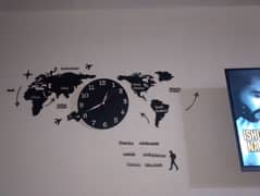 wooden wall clock