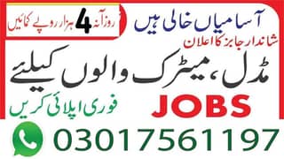 Online job available, Typing/Assignment/Data Entry/Ad posting etc