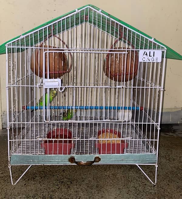 Cage And Australian parrots 0