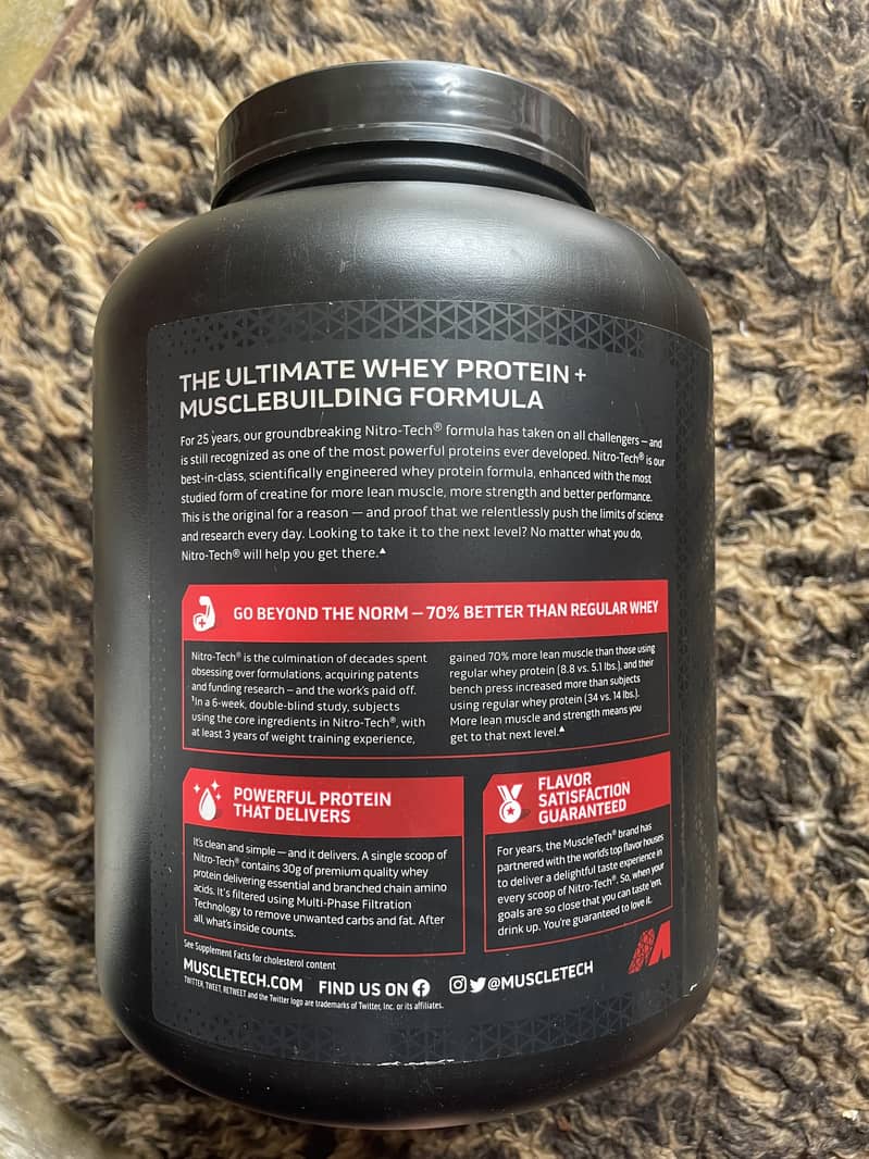 Nitro Tech Whey Protein 1