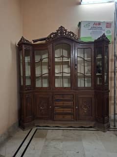 chiniot wooden showcase.