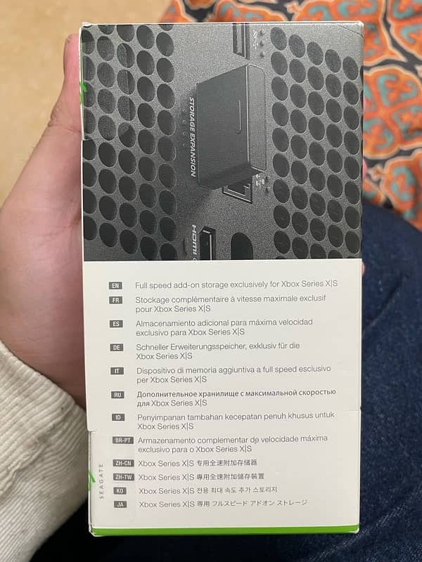 Xbox Series S|X Seagate Storage Expansion Card 512GB NVMe SSD 1