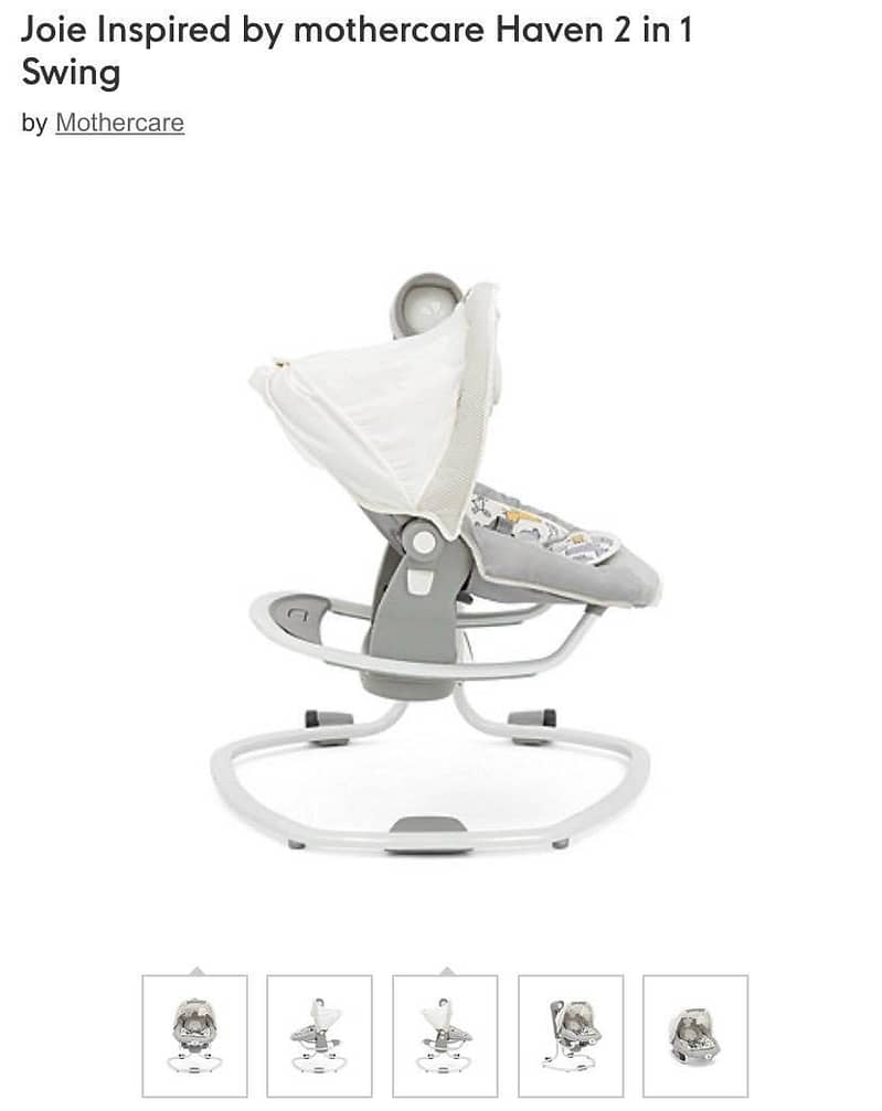 Mothercare HAVEN 2 in 1 SWING discount price 4