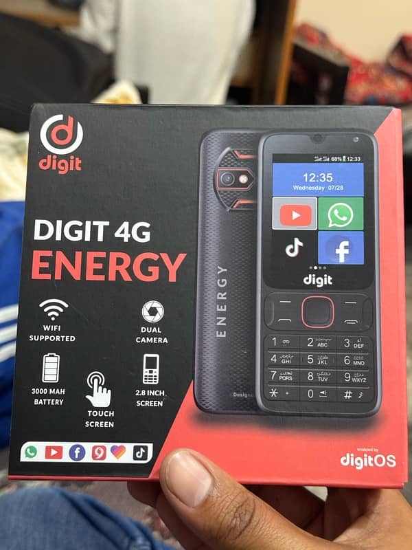 Digit 4G Energy , Touch + Type 1