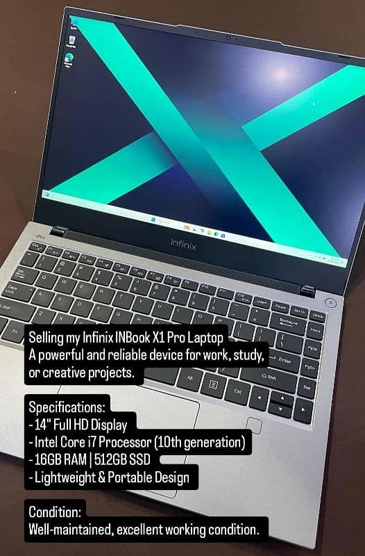 Infinix INBook X1 Pro 14 Inches Core i7 0