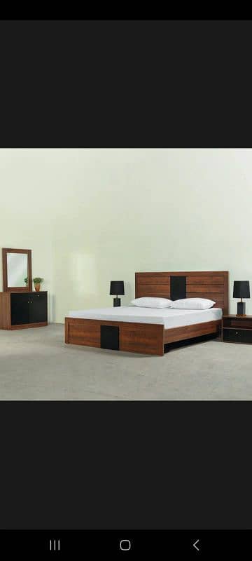 Bed set / King size bed /Double size Bed / wooden bed set / Furniture 6