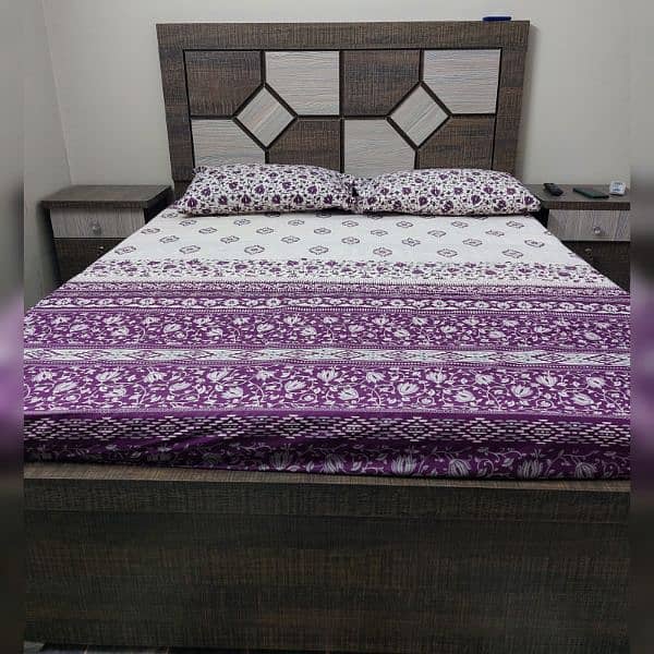 Bed set / King size bed /Double size Bed / wooden bed set / Furniture 19