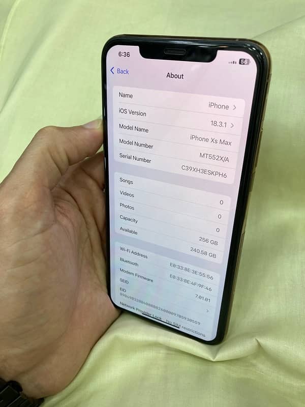 Xs max non pta 4