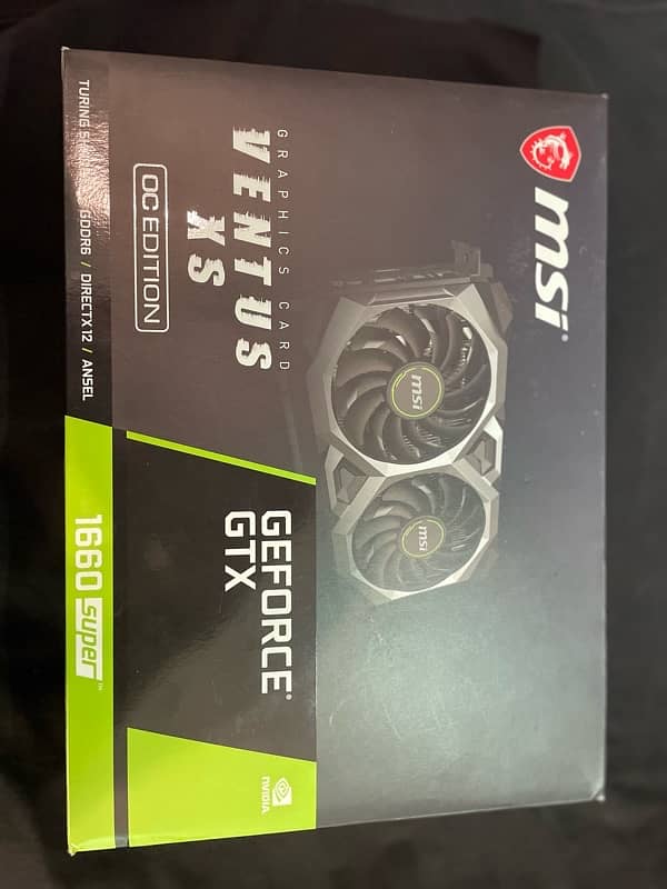 MSI GeForce GTX 1660 SUPER VENTUS XS OC 0