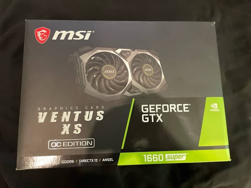 MSI GeForce GTX 1660 SUPER VENTUS XS OC 1