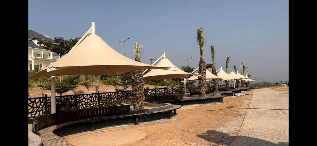 Tensile Shades Structure | Porch Sheds | Marquee Sheds | Pole Parking 1