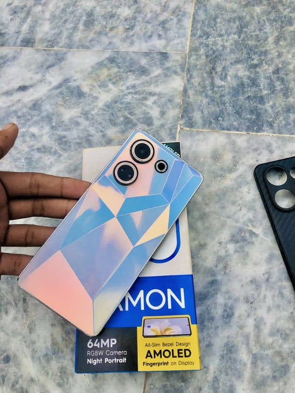 tecno camon 20 all ok like new condition no open no repair 4