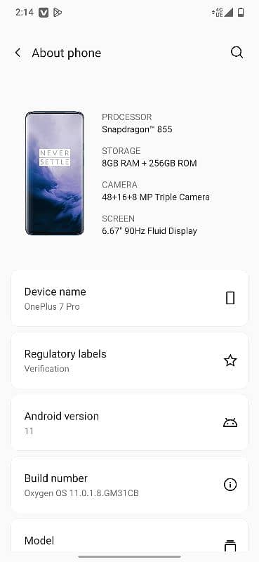 oneplus 7 pro 8 )256 6