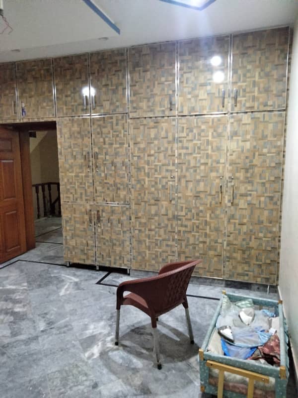 MIAN ESTATE OFFERS FULLY MARBLE FLOORING 5 MARLA UPPER PORTION IN GATED COMMUNITY with STRAIGHT IRON STAIRS 10