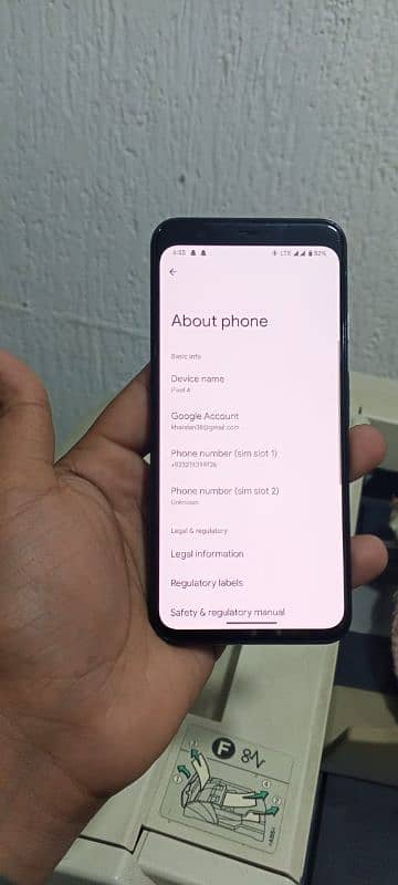 Google pixel 4 7