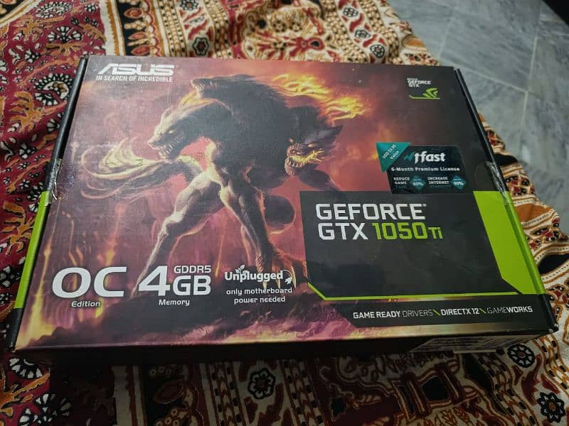 4gb card GTX 1050ti 0