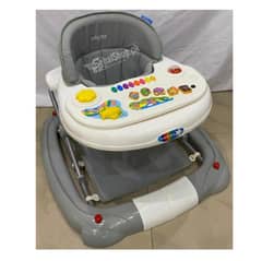 Infants White Baby Push Walker