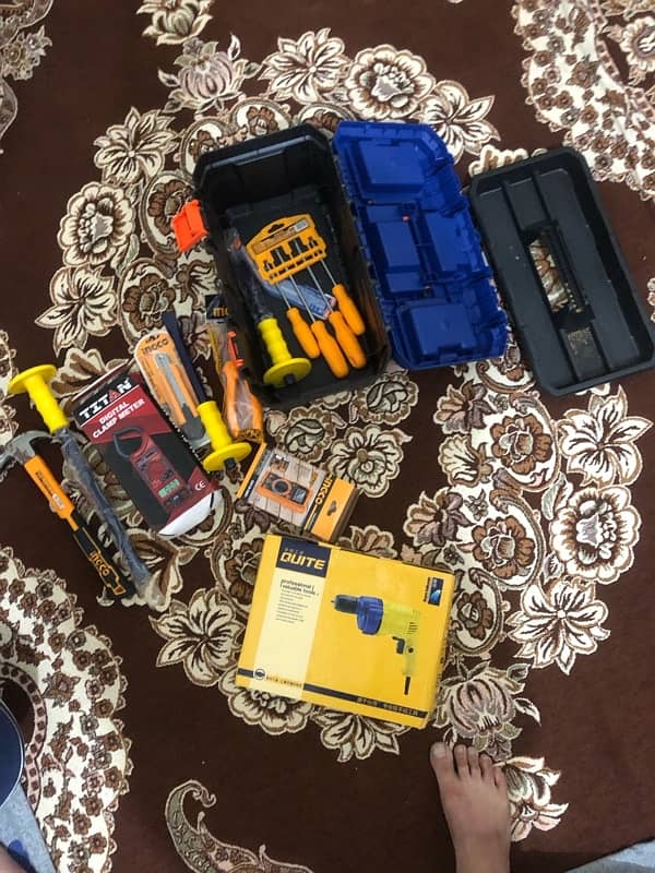 electric drill with full package toolkit 4