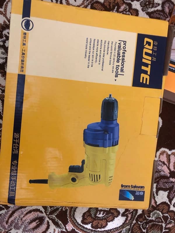 electric drill with full package toolkit 7