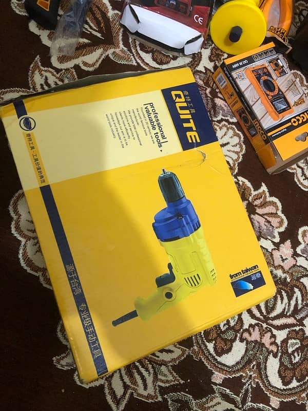 electric drill with full package toolkit 8