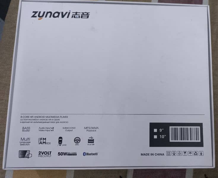 Zunavi Android Stereo Tab 9" 3