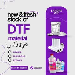 Dtf inks powder and films