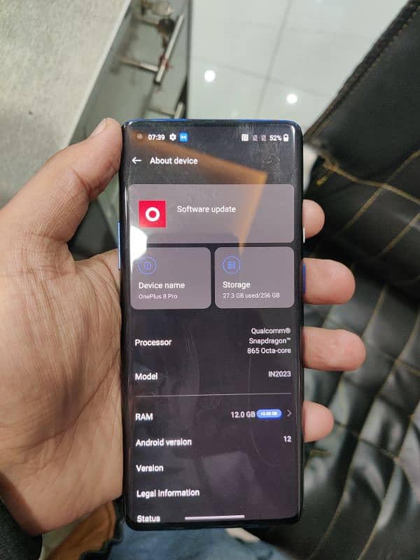 OnePlus 8pro 10/10 condition scratch less piece 5