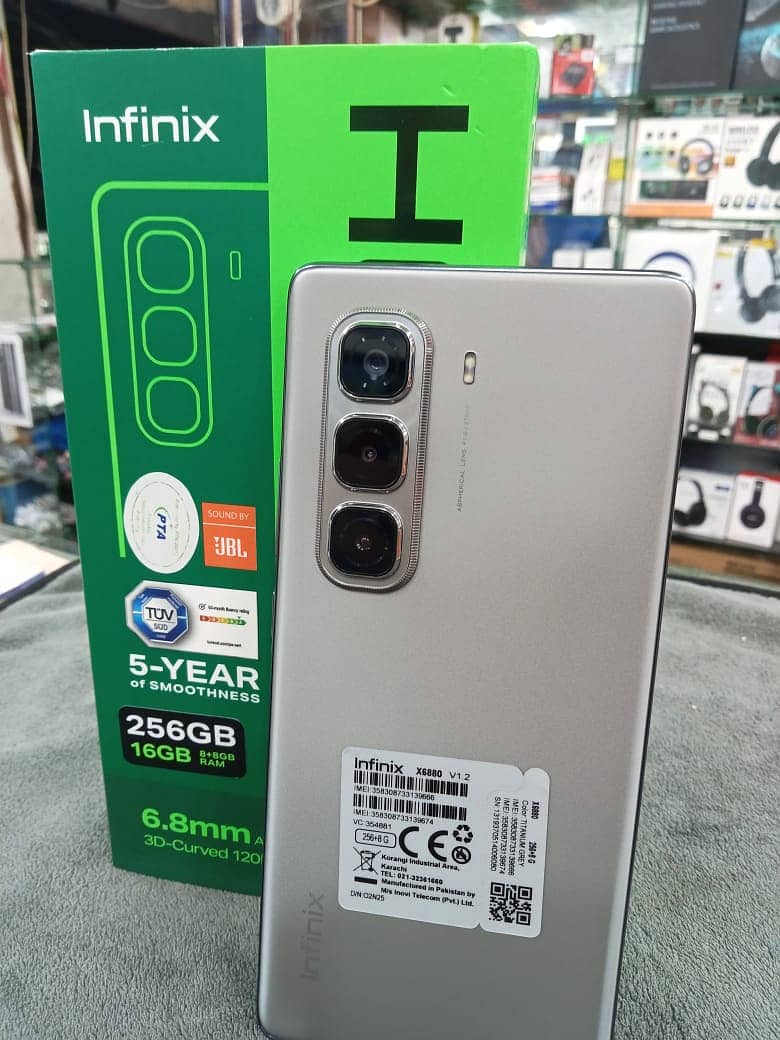 Infinix Hot 50 pro pluse 16/256 GB 10/10 just box open 0