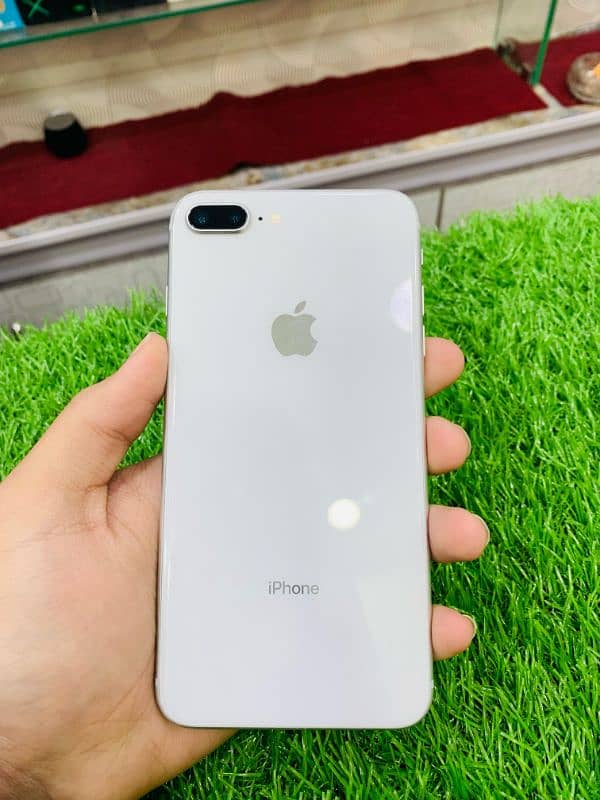 I phone 8 plus PTA Approved  64GB battery health 74% 0