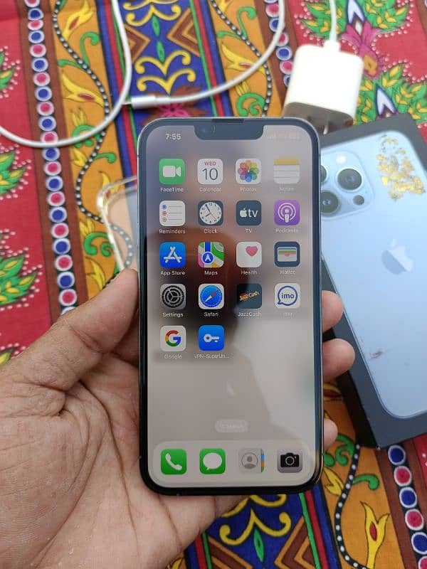 iPhone 13 pro official pta approved 10 by 10  just box open 1