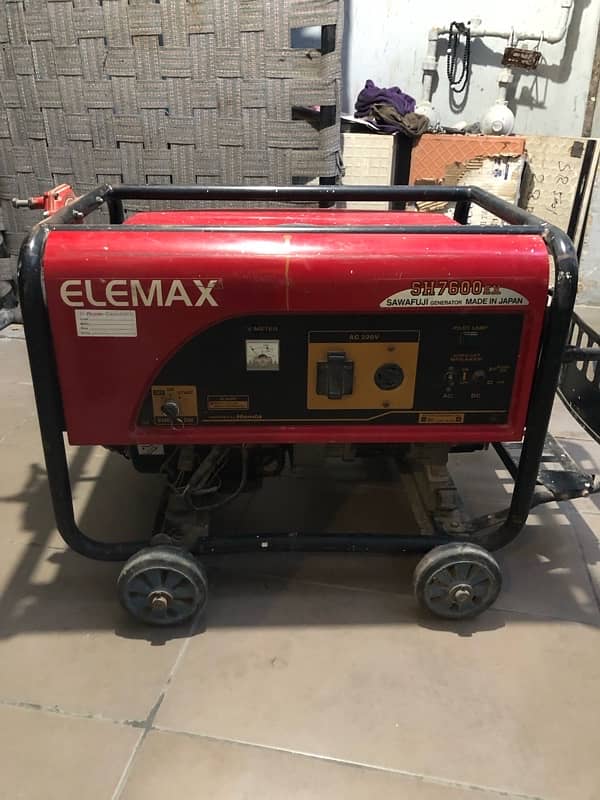 honda elemax sh7600ex generator 6.5kva japan 0