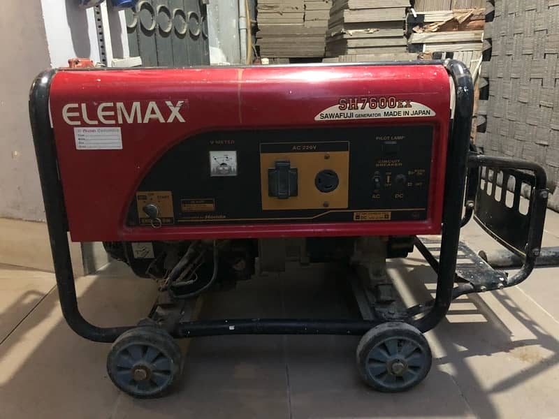 honda elemax sh7600ex generator 6.5kva japan 6