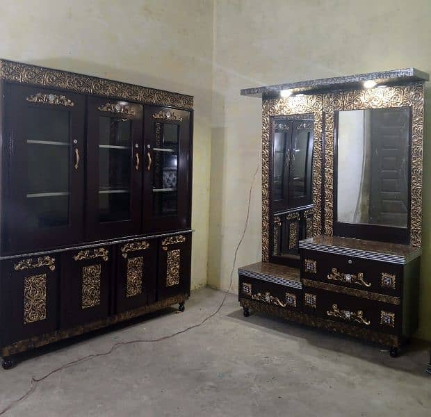 beautiful bed set complete jahaz furniture sold for sale in Lahore 2