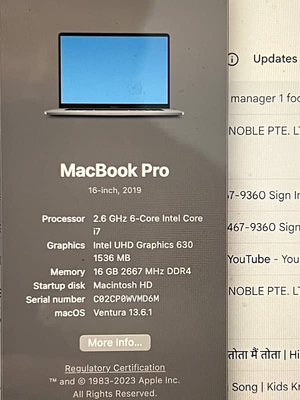 MacBook Pro 2019 - 16/512 gb 2