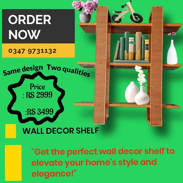 Wall decor shelf 1