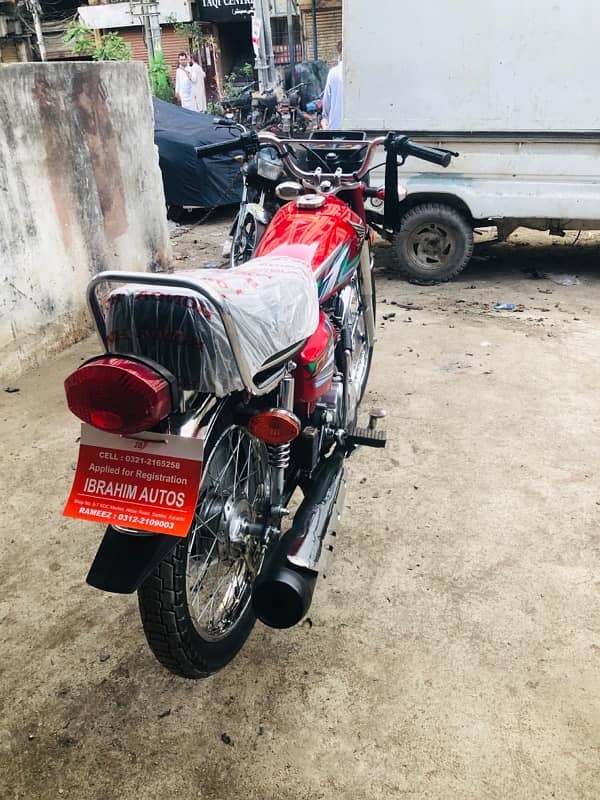 Honda CG 125 2023 model 10by10 contition 1 hand use 1