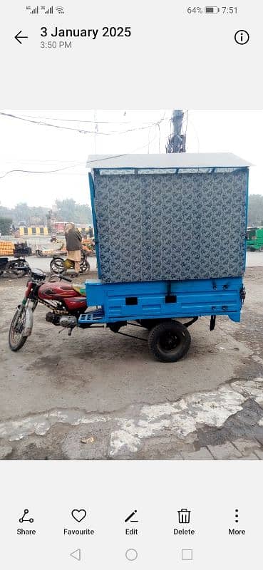 New food cart for chips samosa birayani daal chawal etc 2