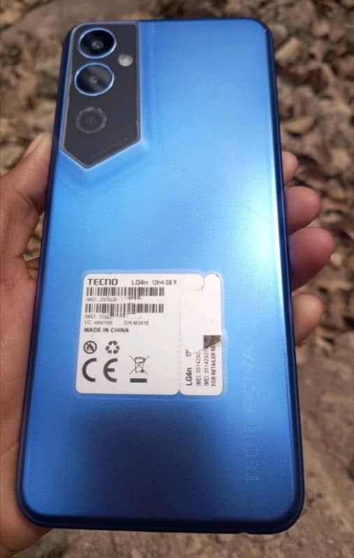 Tecno pova neo 2 condition 10.10 he only figer fail box with charger 0