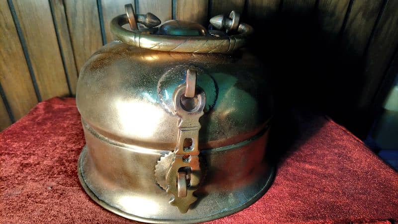 antique brass items . 4