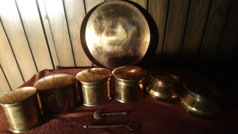 antique brass items . 6