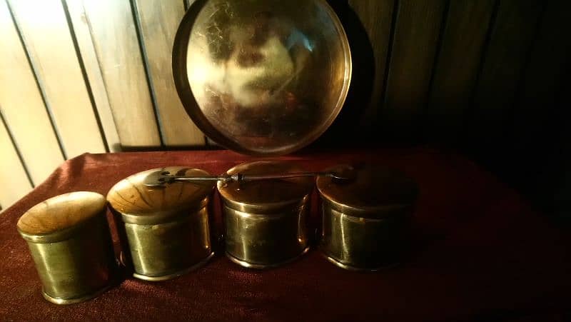 antique brass items . 7