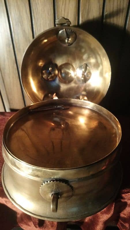 antique brass items . 9