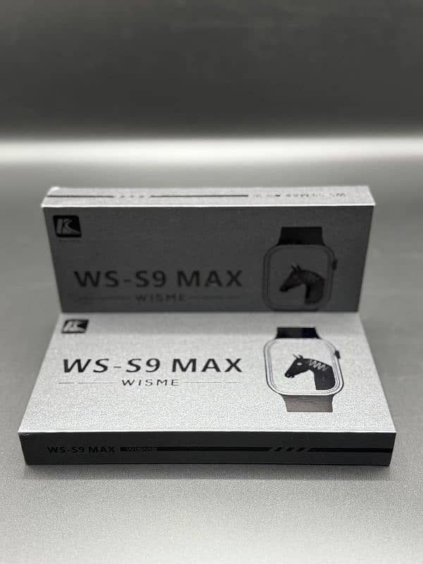 wss S9 max smartwatch with Dual strap 4